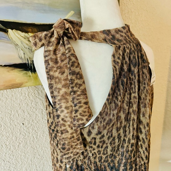INC NEW Blouse cheetah Style size M - Picture 12 of 16